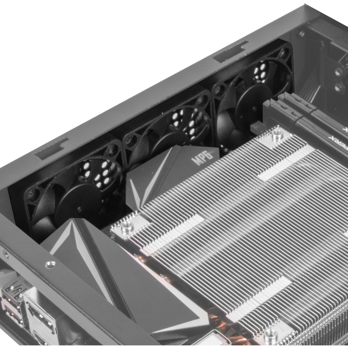Silverstone sst-ml10b htpc behuizing (zwart | 2x usb-a)