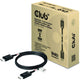 Club 3d displayport 2.1 vesa dp80 gecertificeerde kabel male-male (zwart, 1,2 meter, 4k 240hz, 8k 60hz, 80gbps)