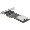 Delock pci express x4 naar 4 x rj45 2,5 gbe netwerkadapter
