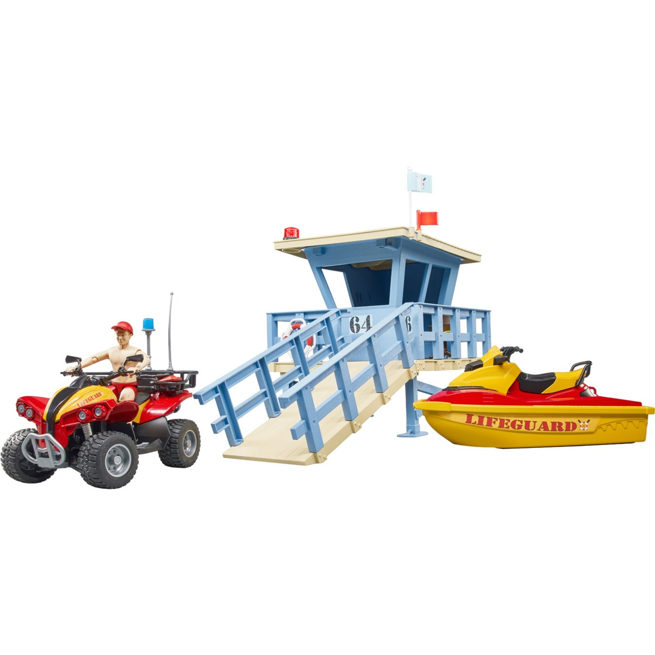 Bruder bworld reddingsbrigade station speelfiguur (62780)