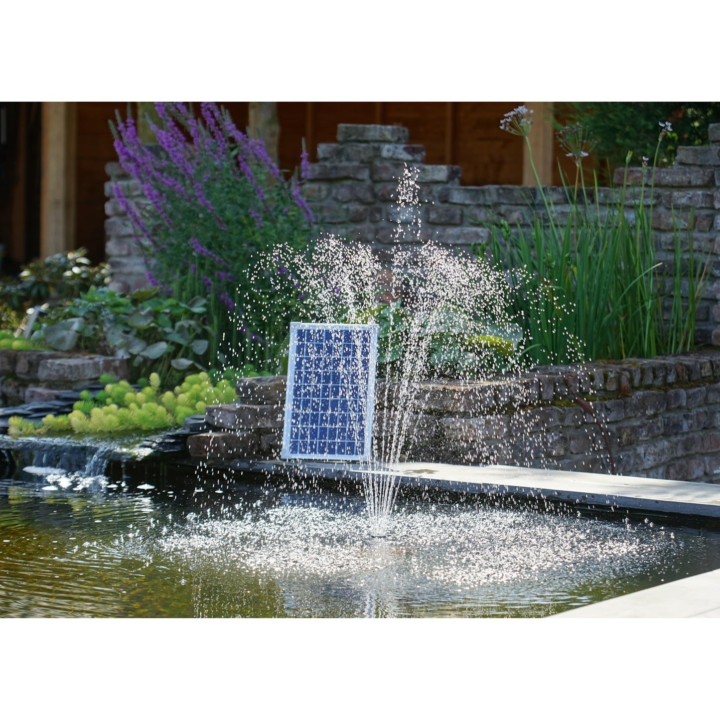 Ubbink solarmax 2500 accu pomp (zwart, incl. solarpaneel, pomp en accu)