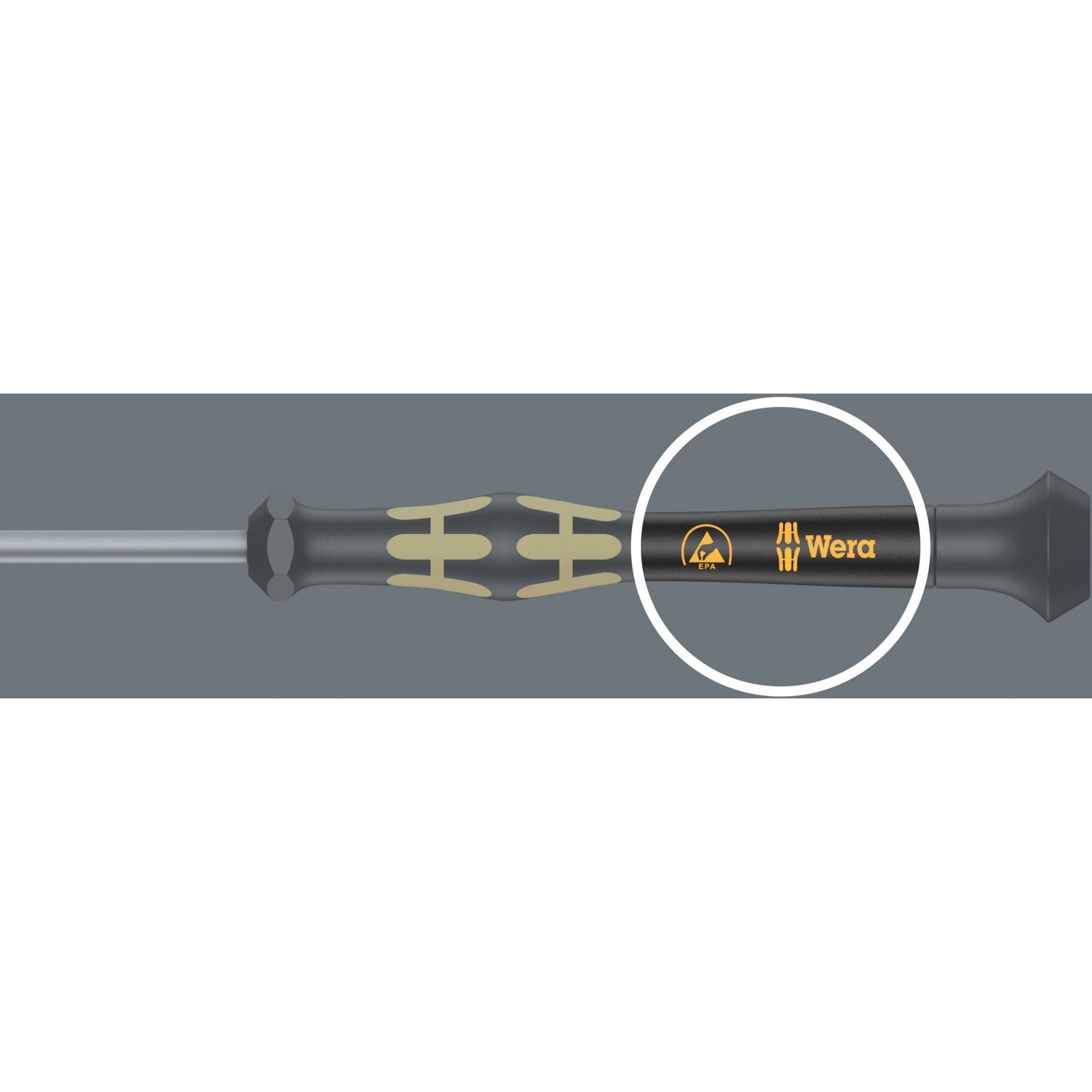 Wera 1550 6 esd elektronica - schroevendraaiers + houder, 6‑delig (zwart geel)