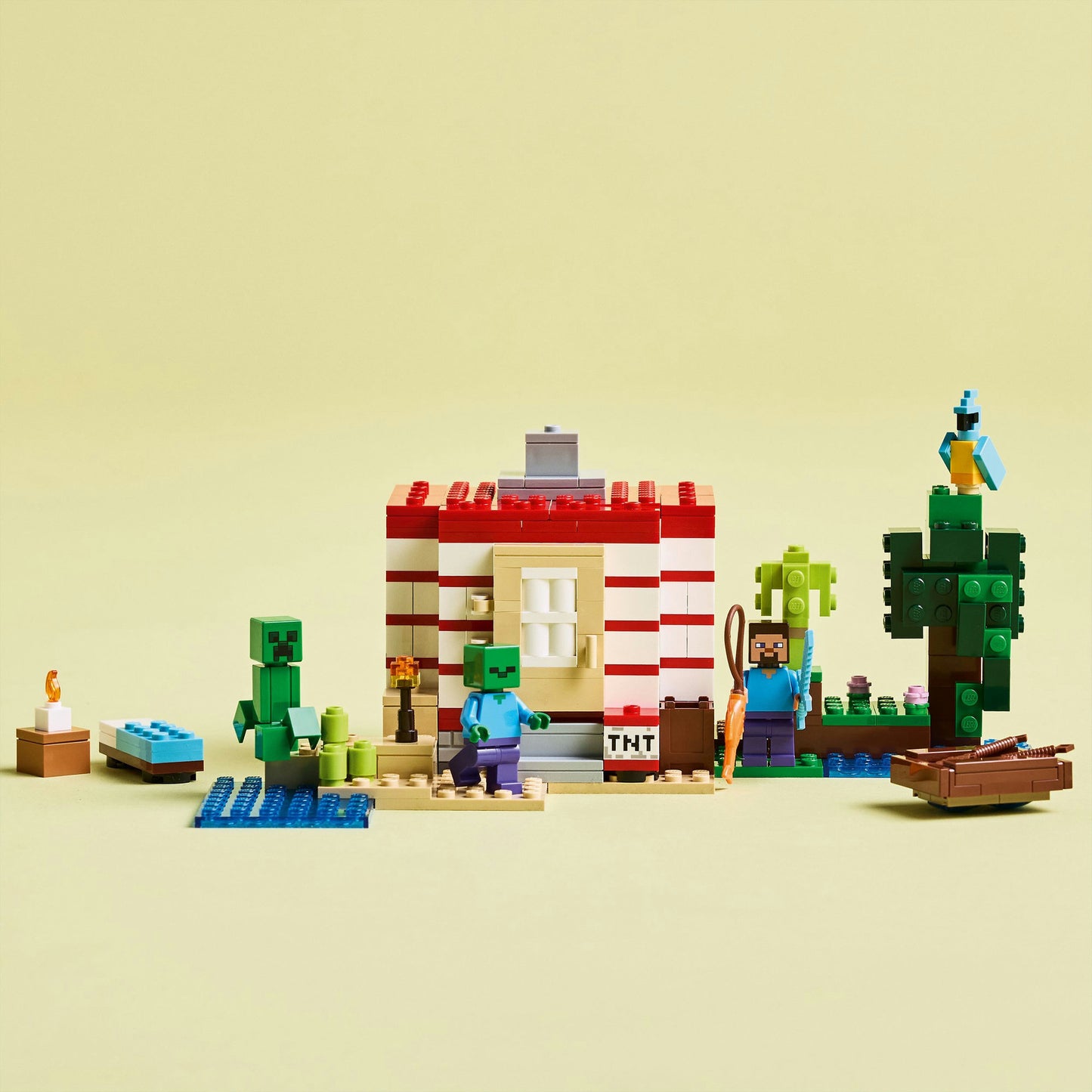 Lego ® minecraft® het tnt junglehuis, videogameset - 21275