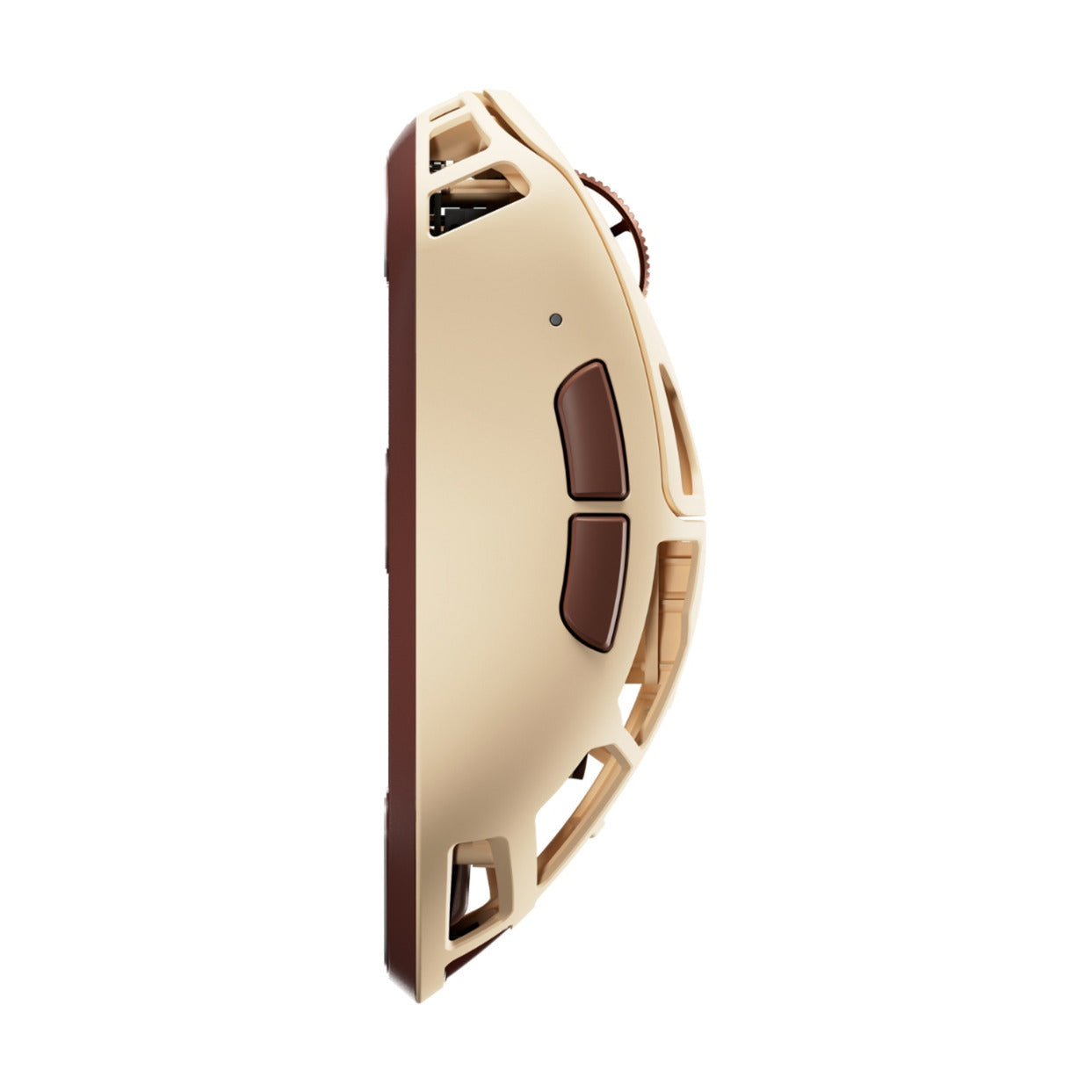 Pulsar feinmann f01 noctua edition gaming muis (beige, 42.000 dpi, 8k)