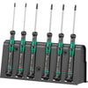 Wera 2067 6 elektronica torx bo schroevendraaierset + rek (zwart groen, 6-delig)