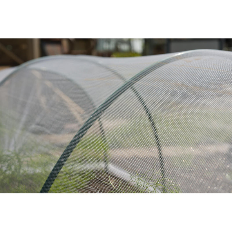 Nature anti-insectengaas insectenhor (wit transparant, 2 x 5 m)