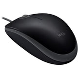 Logitech b110 silent muis (zwart, 1000 dpi) - afbeelding 2