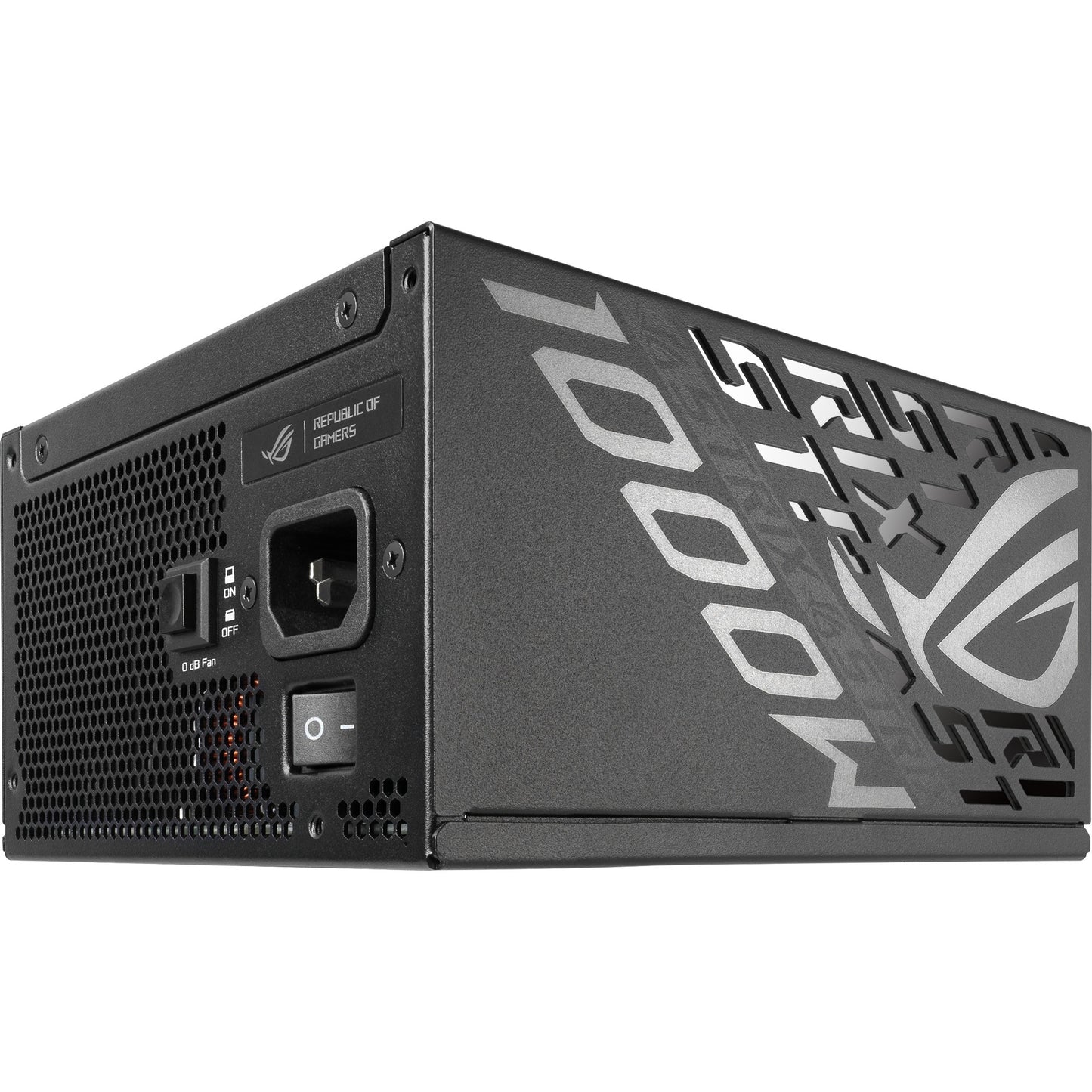 Asus rog strix platinum modulaire 1000 watt voeding (zwart, 1x 12v-2x6, 4x pcie)