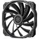 Silverstone shark force 160 case fan (zwart, 160 x 160 x 27 mm, pwm)