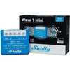 Shelly qubino wave 1 mini relais (blauw wit, 1-kanaals, z-wave)