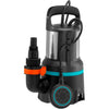 Gardena vuilwaterpomp 16000 dompel- en drukpompen (zwart roestvrij staal, 450 watt)