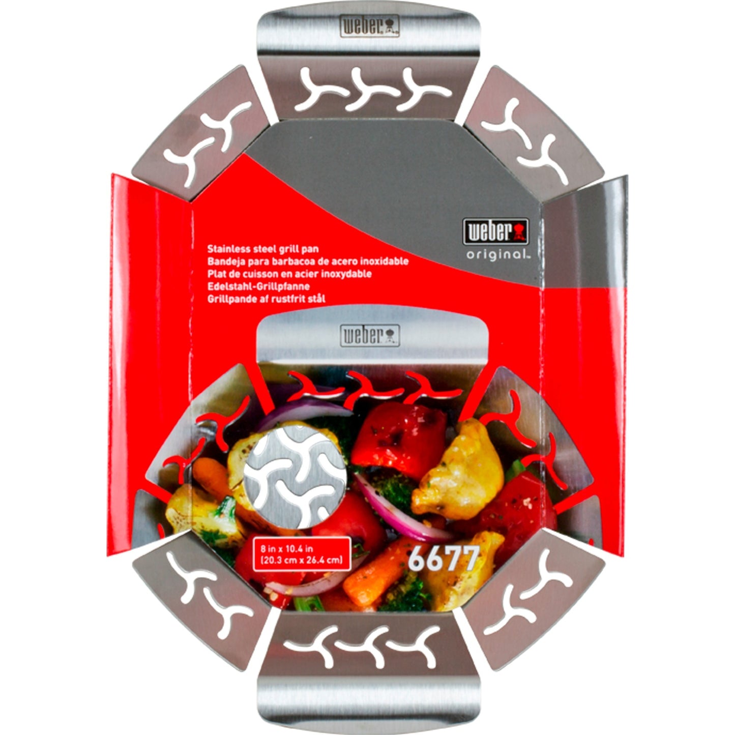 Weber groentekorf klein (6677) (roestvrij staal)
