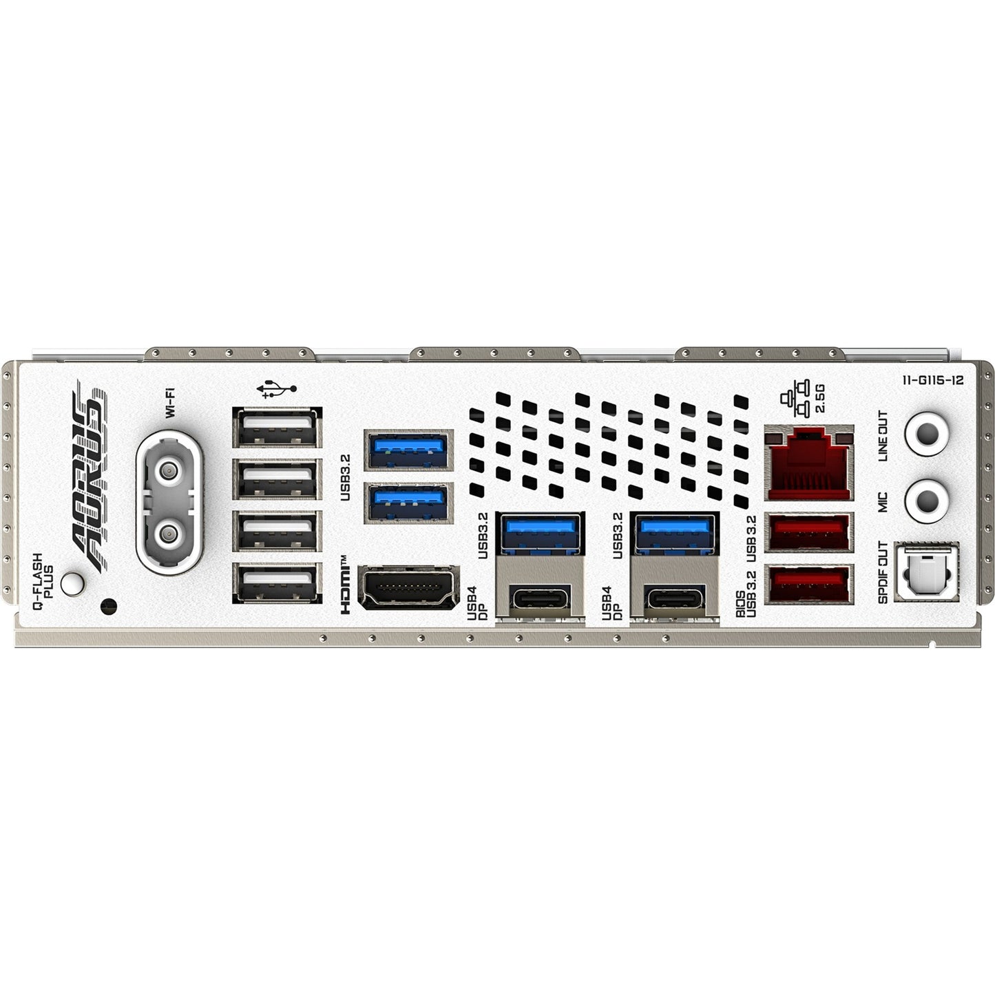 Gigabyte x870 aorus elite wifi7 ice socket am5 moederbord (zilver, raid, 2,5gb-lan, wi-fi 7, bt, sound, atx)