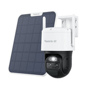 Reolink trackmix g770 + solar panel 2 beveiligingscamera (wit zwart, 4k 8mp uhd, 4g lte, incl. zonnepaneel) - afbeelding 1