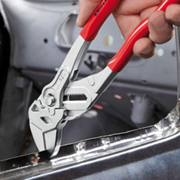 Knipex 86 03 250 sleuteltang - 250 mm - verchroomd - sleutelwijdte tot 52 mm 2 inch - kunststof bekleed