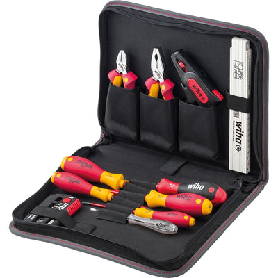 Wiha gereedschapset elektricien gereedschapsset (rood geel)