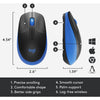 Logitech m190 full-size wireless mouse (blauw, 1000 dpi)