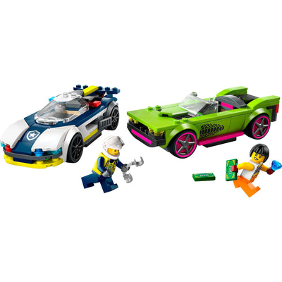Lego politiewagen en snelle autoachtervolging - 60415