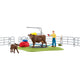 Schleich farm world speelfigurenset - wasstation voor koeien - kinderspeelgoed voor jongens en meisjes - 3 tot 8 jaar - 17 onderdelen - 42529