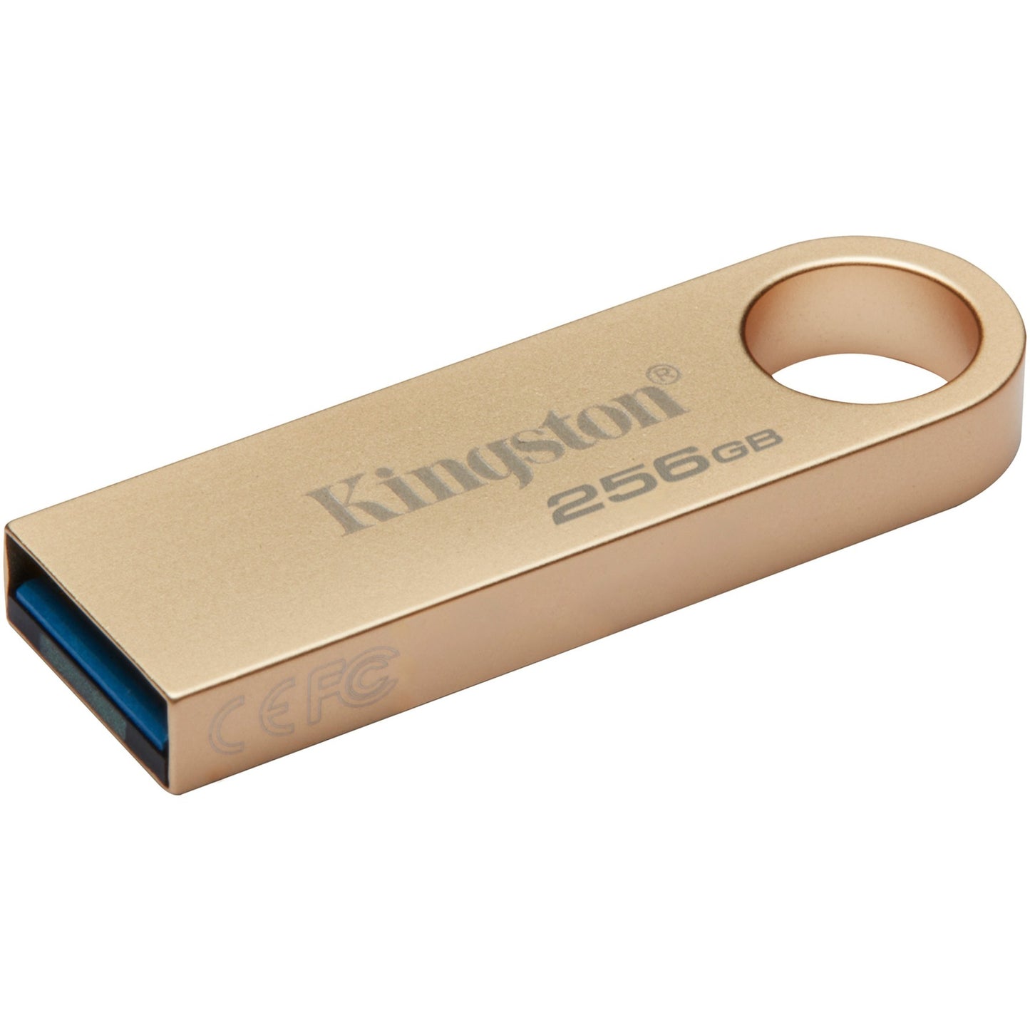 Usb-stick kingston datatraveler se9 g3 256 gb goud