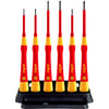 Wiha fijnschroevendraaierset picofinish electric (rood geel)
