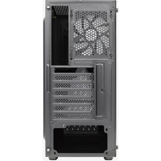 Aerocool delta g-bk-v1 midi tower behuizing (zwart | 3x usb-a | rgb | tempered glass)