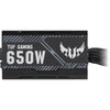 Asus tuf gaming 650b 650 watt voeding (zwart, 4x pcie)