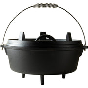 The windmill dutch oven 4,5 qt kookpan (zwart, ø 25.5 cm | 3.8 liter) - afbeelding 2