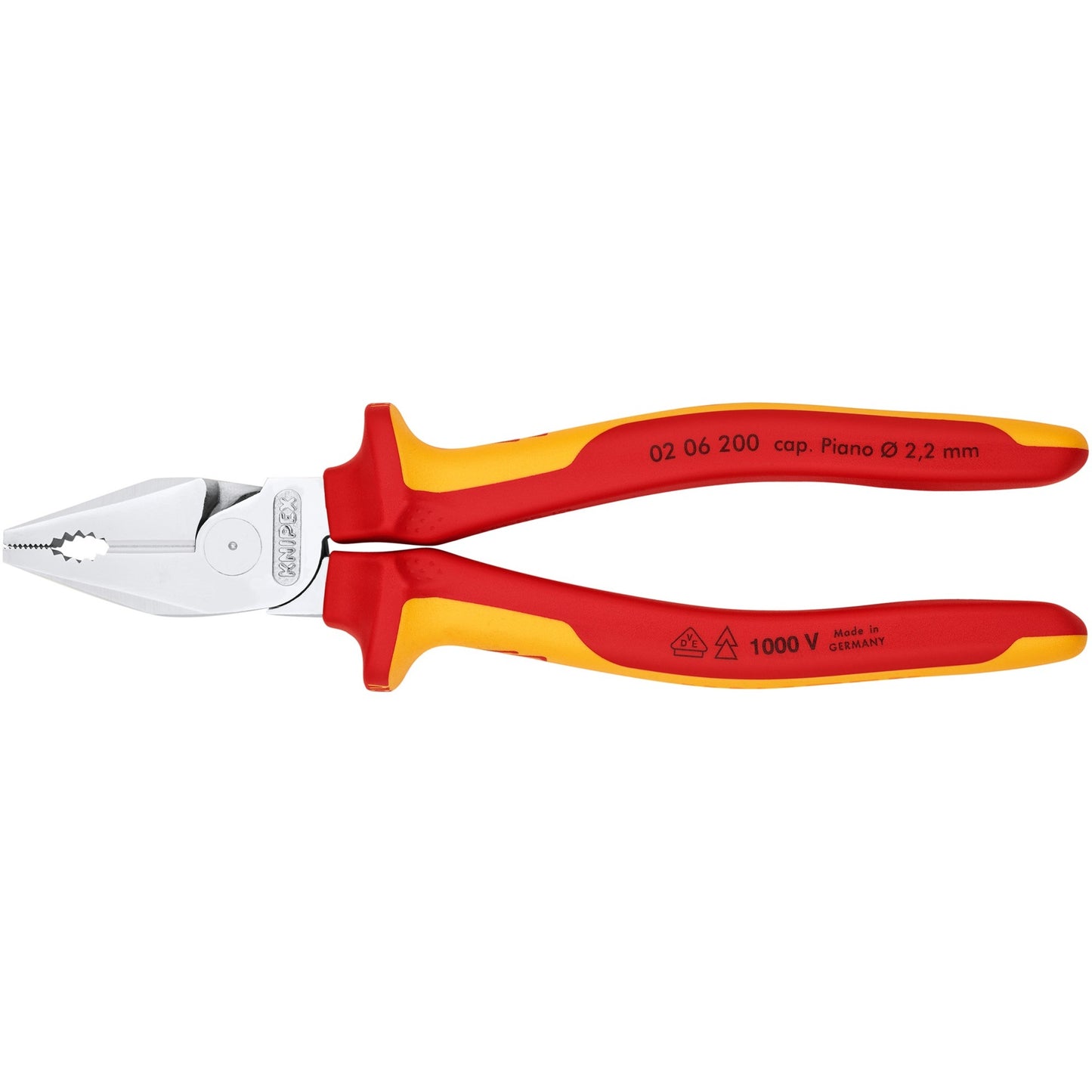 Knipex kracht-combitang 0206200 combinatietang (vde-getest)