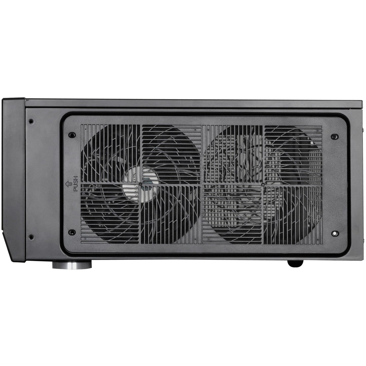 Silverstone sst-gd09b-c htpc behuizing (zwart | 1x usb-a | 1x usb-c)