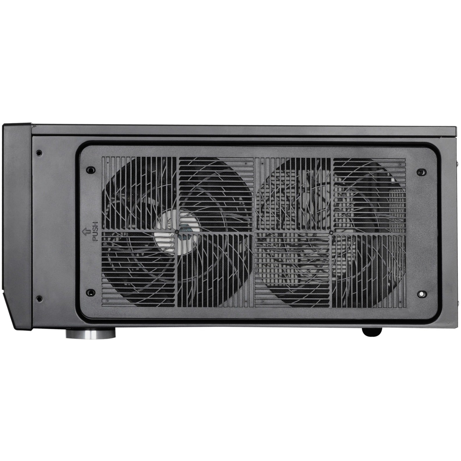 Silverstone sst-gd09b-c htpc behuizing (zwart | 1x usb-a | 1x usb-c)