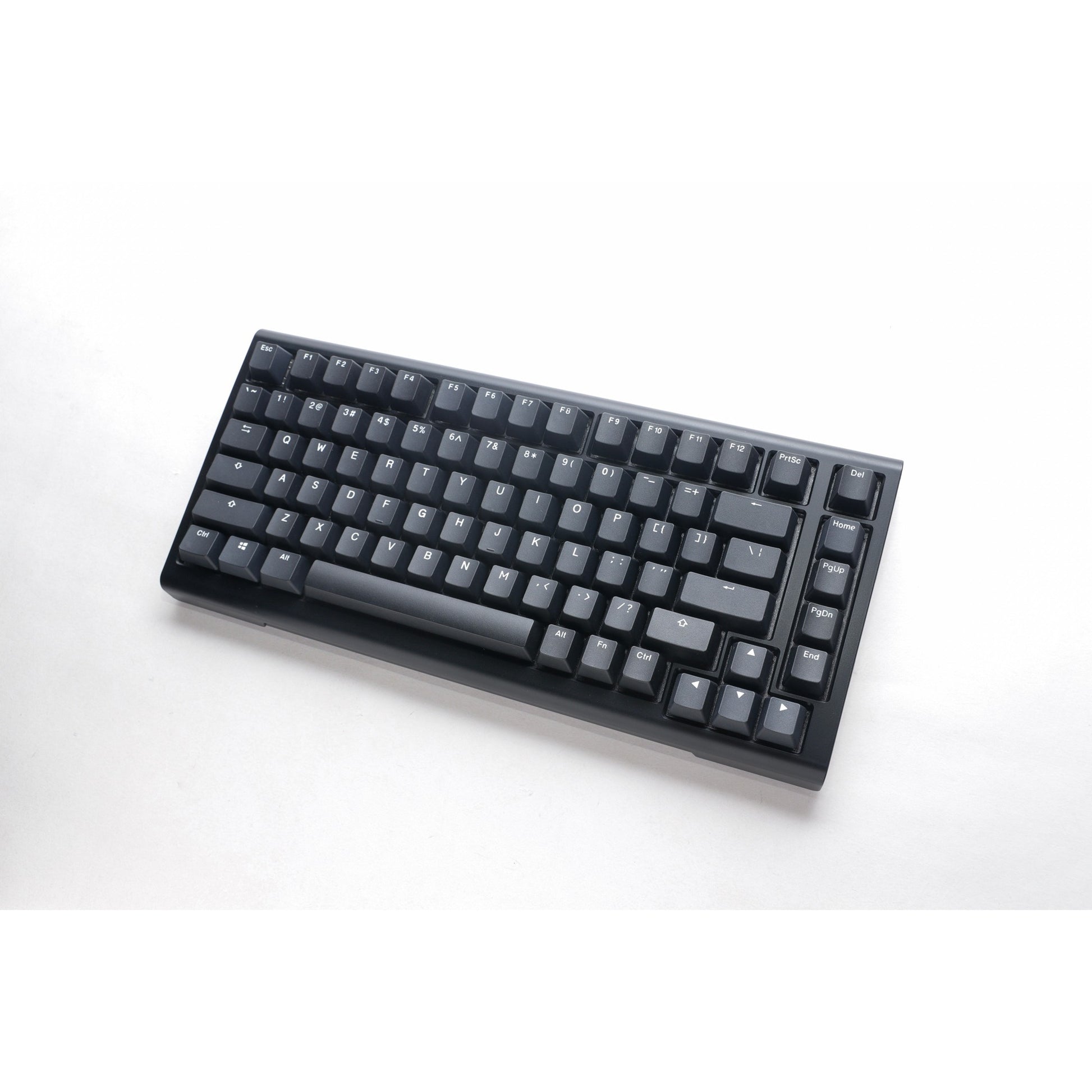 Ducky projectd tinker 75 met qmk via rgb mechanisch toetsenbord (zwart, us lay-out (qwerty), cherry mx blue, 75%, rgb leds, double-shot pbt, hot-swappable, gasket mount)