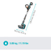 Gardena aquabrush universal accu-multireiniger 04 18v p4a solo vloerreiniger (grijs turquoise, 14842-55, power for all alliance, accu en lader niet inbegrepen)