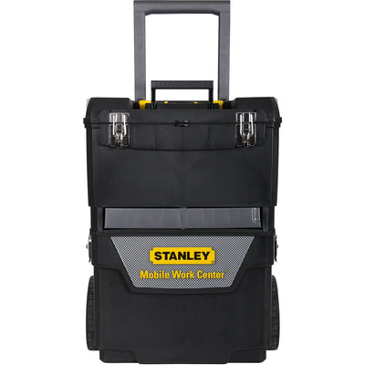 Stanley mobile work center 2in1 gereedschapskist (zwart grijs)