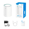 Cudy ac1200 gigabit mesh wi-fi system (1-pack) mesh router (wit)