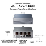 Asus ascent gx10 arm v9.2-a 128 2 mini-pc (donkergrijs | nvidia gb10 grace blackwell | dgx spark | nvlink-c2c | 128 gb | 2 tb ssd) - afbeelding 13