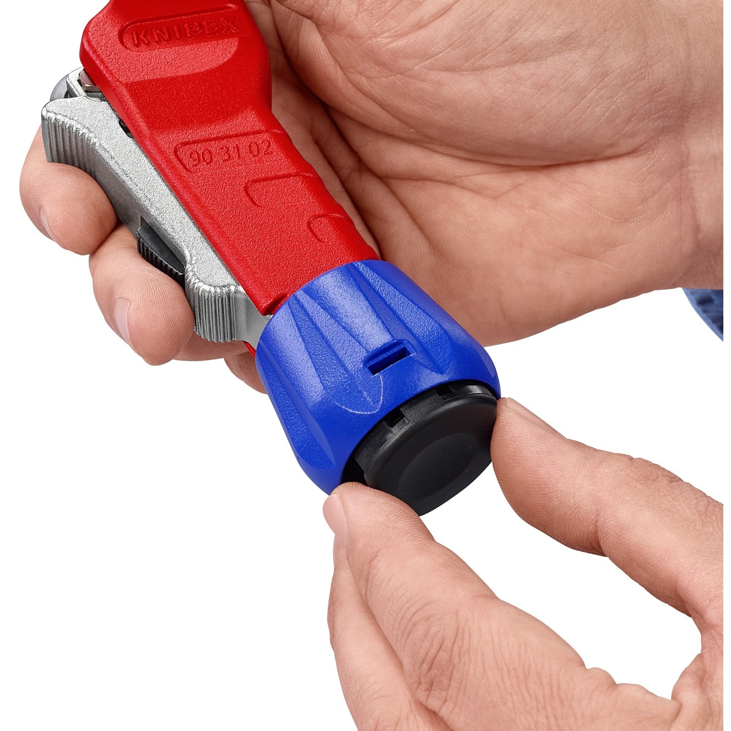 Knipex buissnijder tubix 90 31 02 bk pijpsnijder (rood, ø 6 - 35mm)