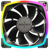 Montech rx120 pwm rgb case fan (zwart, 120 x 25 x 120 mm, 3-pin argb)