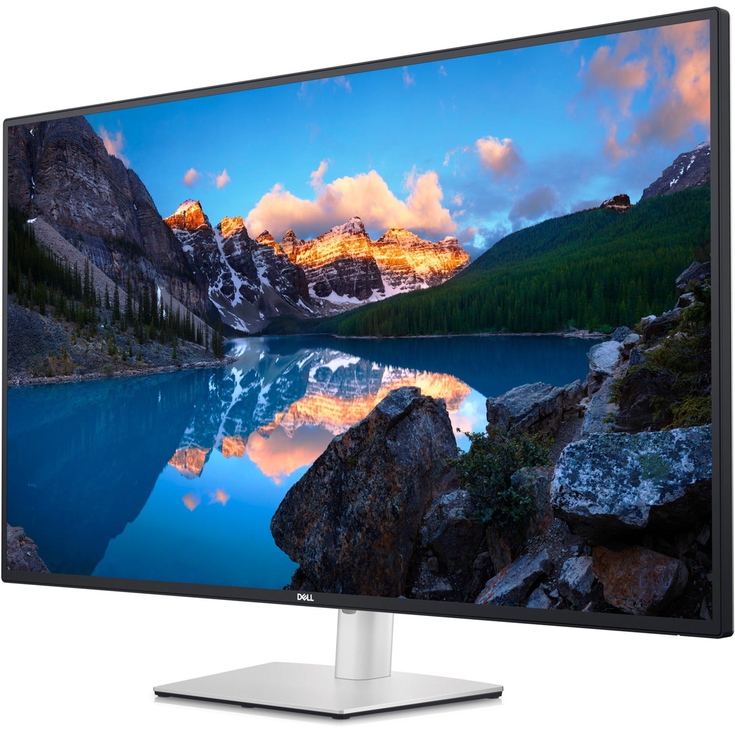 Dell ultrasharp u4323qe 43 4k uhd monitor (zwart zilver, hdmi, displayport, usb-c, audio, lan)