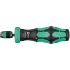 Wera 838 ra-r l bithandhouder met ratelfunctie, 1 4 schroevendraaier (zwart groen)