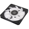 Silverstone air slimmer 120 argb case fan (zwart, 120 x 120 x 15 mm, pwm)