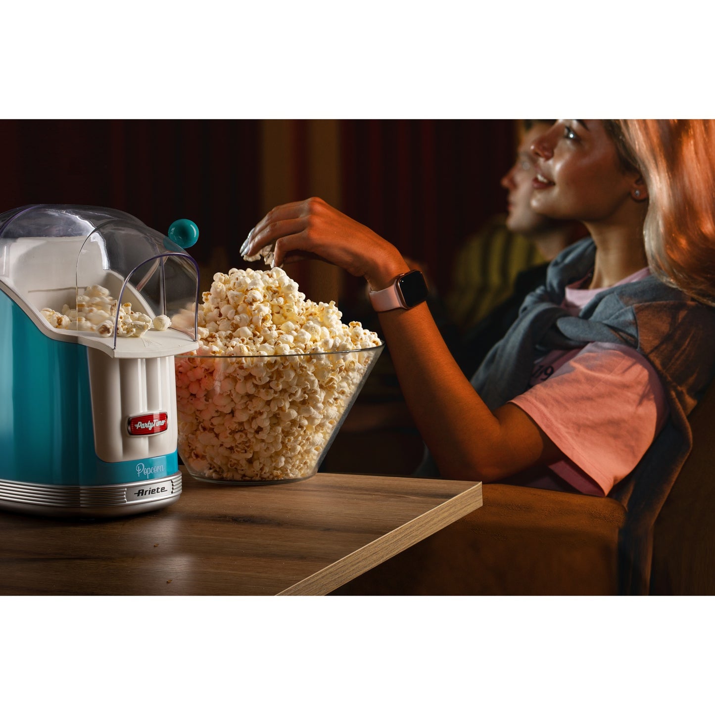 Ariete party time pop corn maker 2958 01 popcornmaker (lichtblauw)