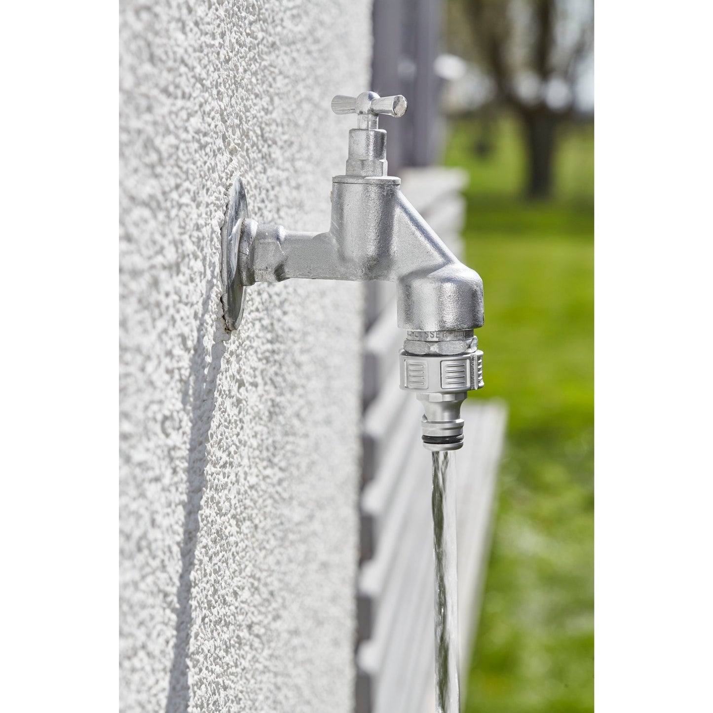 Gardena premium kraanstuk 26,5 mm (g 3 4 ) (zilver, 18241-50, bulk)