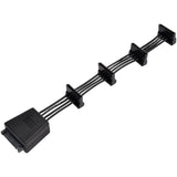 Silverstone sst-cp06-e4, 1x 15-pin-sata > 4x 15-pin-sata kabel - afbeelding 1