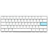 Ducky one 2 pro mini white classic rgb mechanisch gaming toetsenbord (wit, us lay-out (qwerty), cherry mx brown, 60%, rgb led, double-shot pbt, quack mechanics) - afbeelding 1