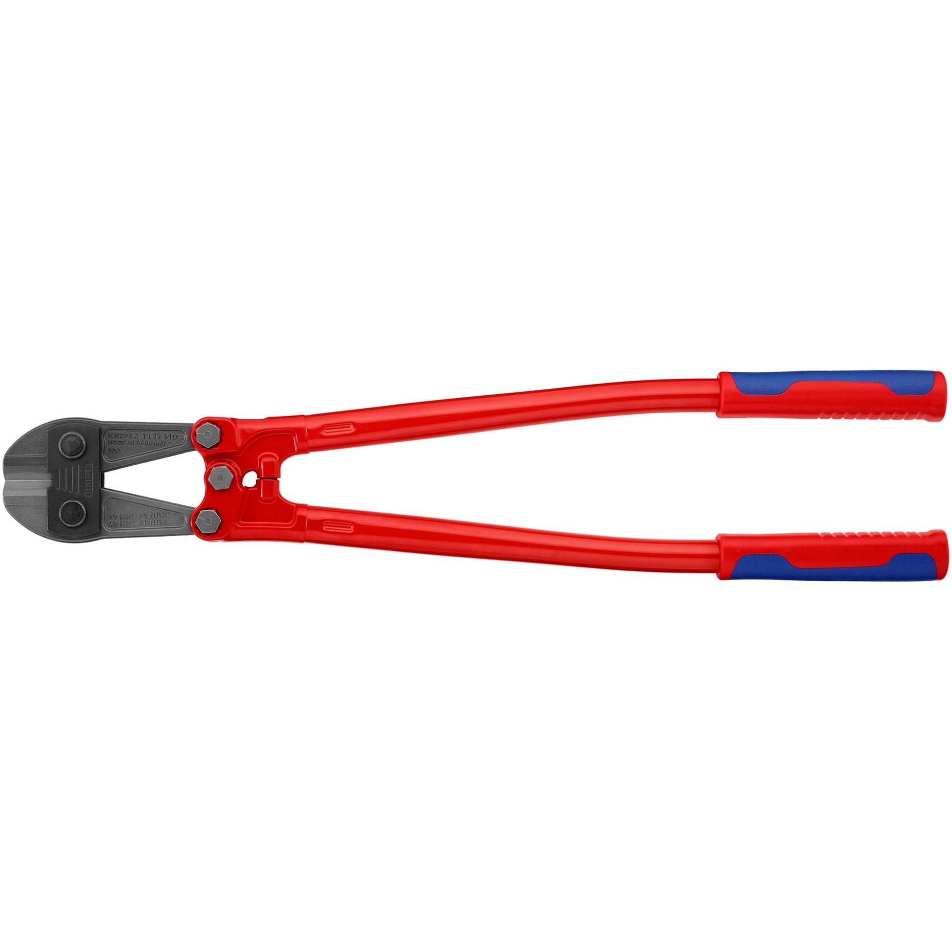 Knipex betonschaar 7172610 kniptang (rood blauw, middensnijder, geschroefd scharnier)