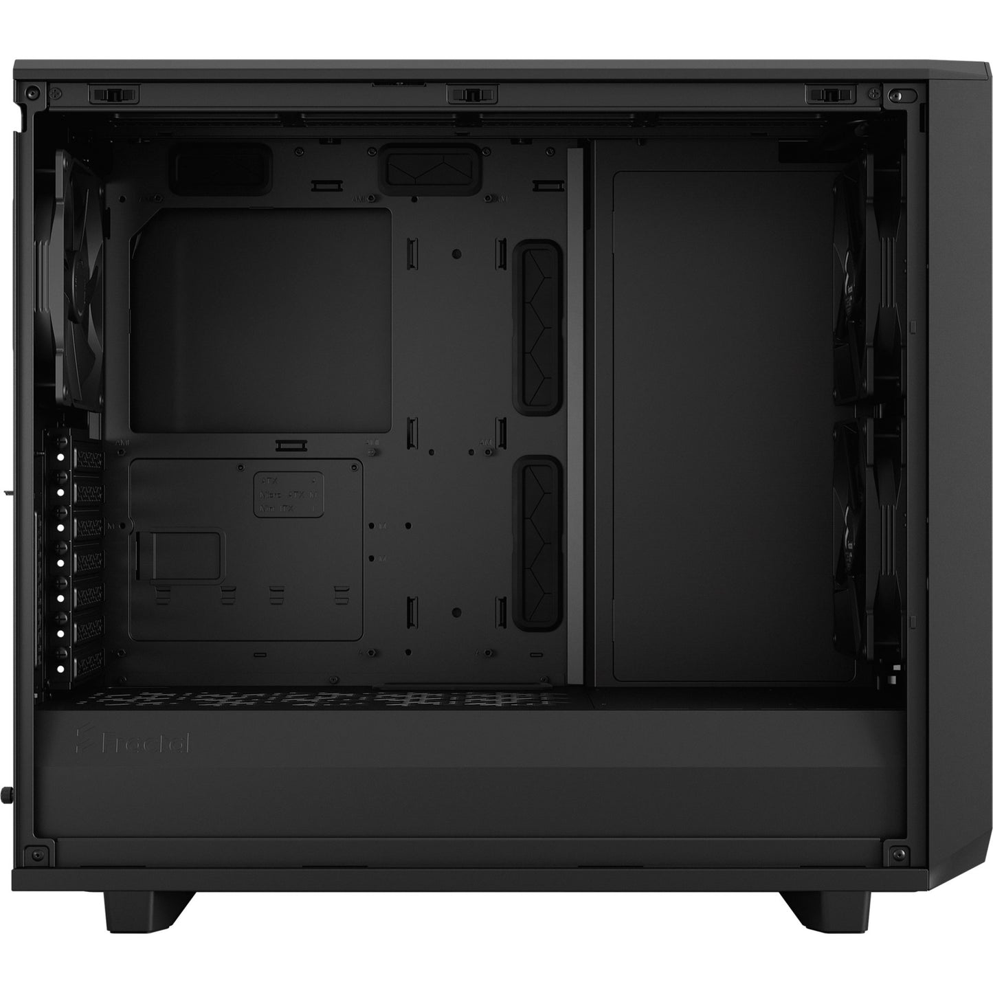 Fractal design meshify 2 light tempered glass midi tower behuizing (zwart | 2x usb-a | 1x usb-c | window)