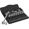 Wera 8100 sa 7 zyklop metal-ratelset doorsteekvierkant 1 4 gereedschapsset (28-delig)