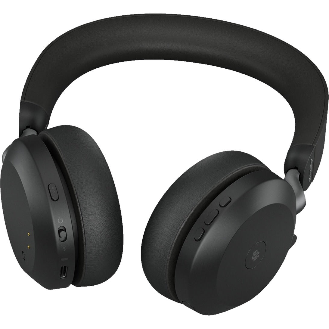 Jabra evolve2 75 on-ear headset (zwart, link380c, microsoft teams)