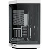 Hyte y70 midi tower behuizing (zwart wit | 2x usb-a | 1x usb-c | tempered glass)